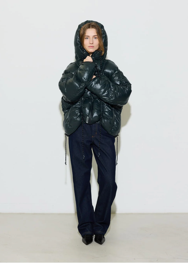 Paris Puffer Jacket | Dark Green