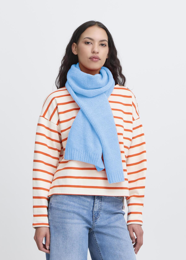 IVO Ribbed Scarf | Alaskan Blue