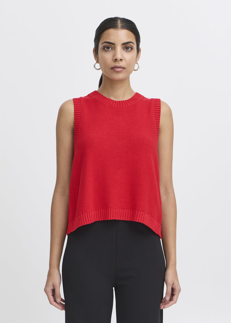 Knit Tank with Bows in the Back