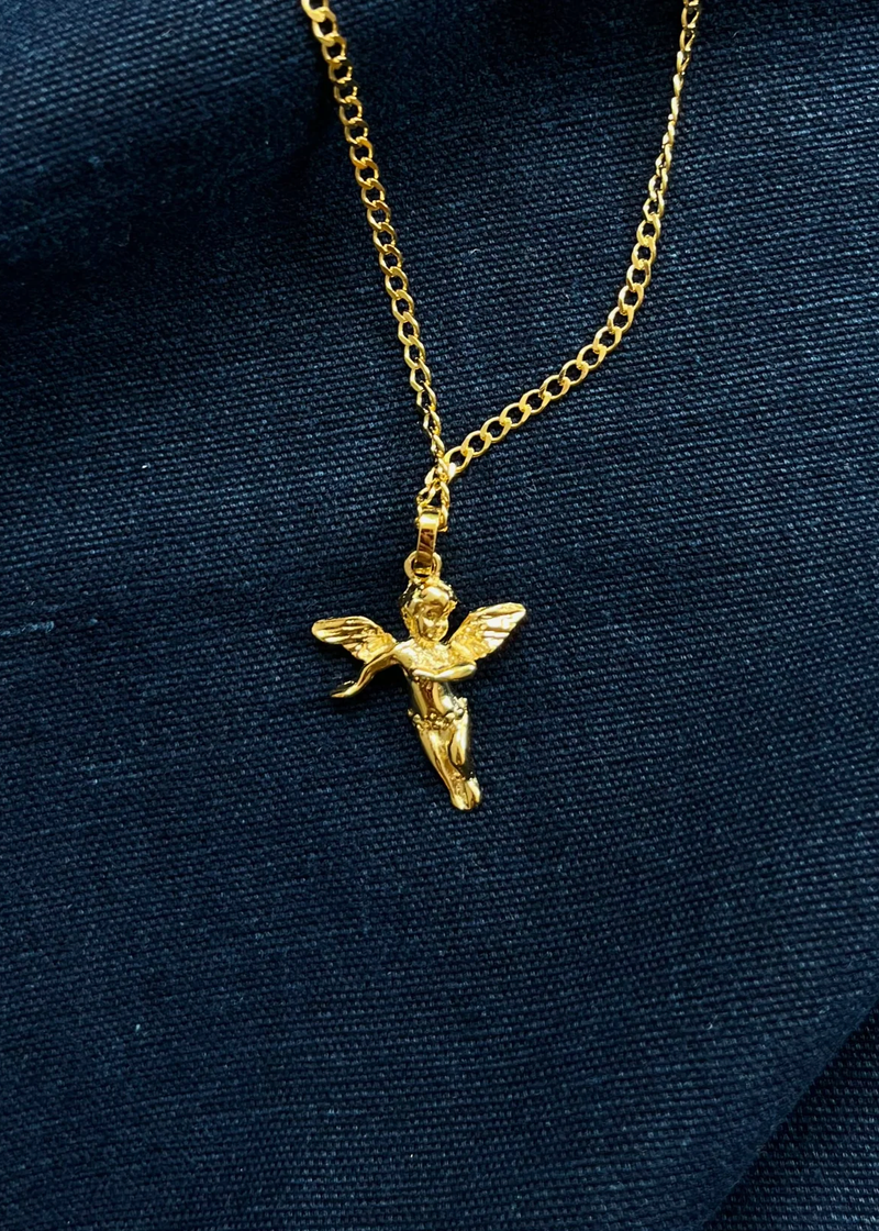 Gold Angel Pendant
