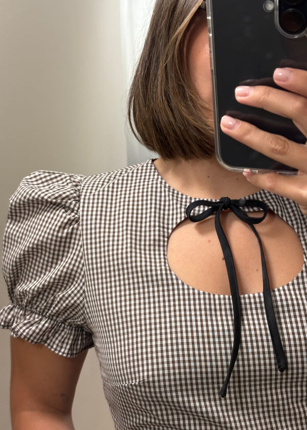 Bivy Top | Brown Gingham