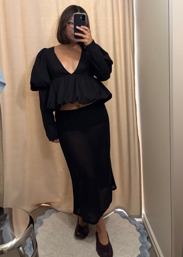 Swan Top | Black