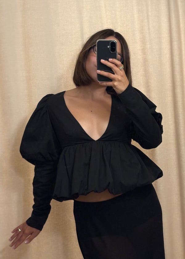 Swan Top | Black