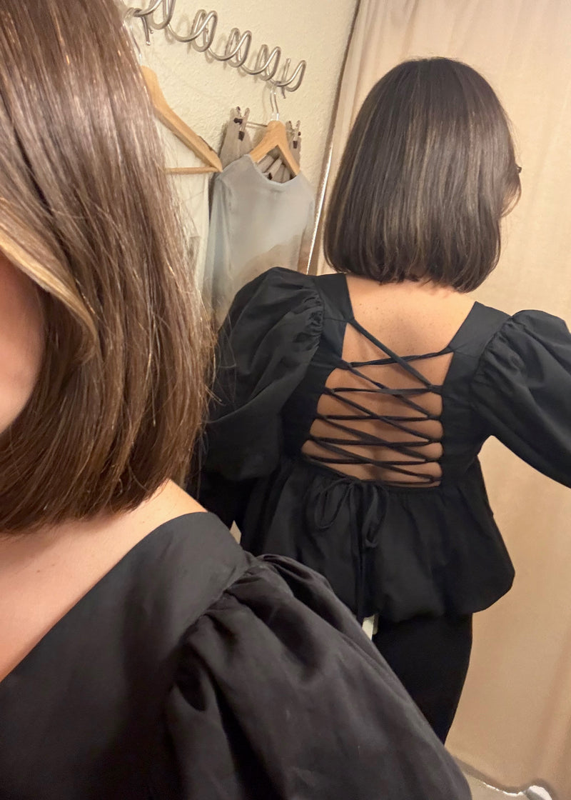 Swan Top | Black