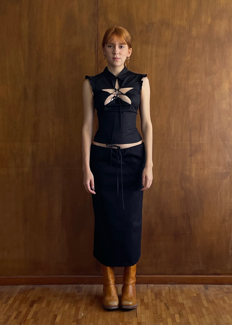 Snow Angel Star Top | Black