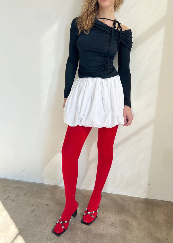 Balloon Skirt | White