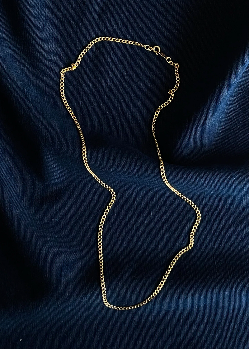 925 Silver Chain 24k Gold Plated