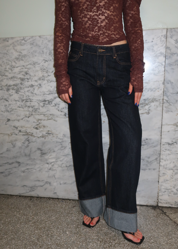 Top Model Cuffed Jeans