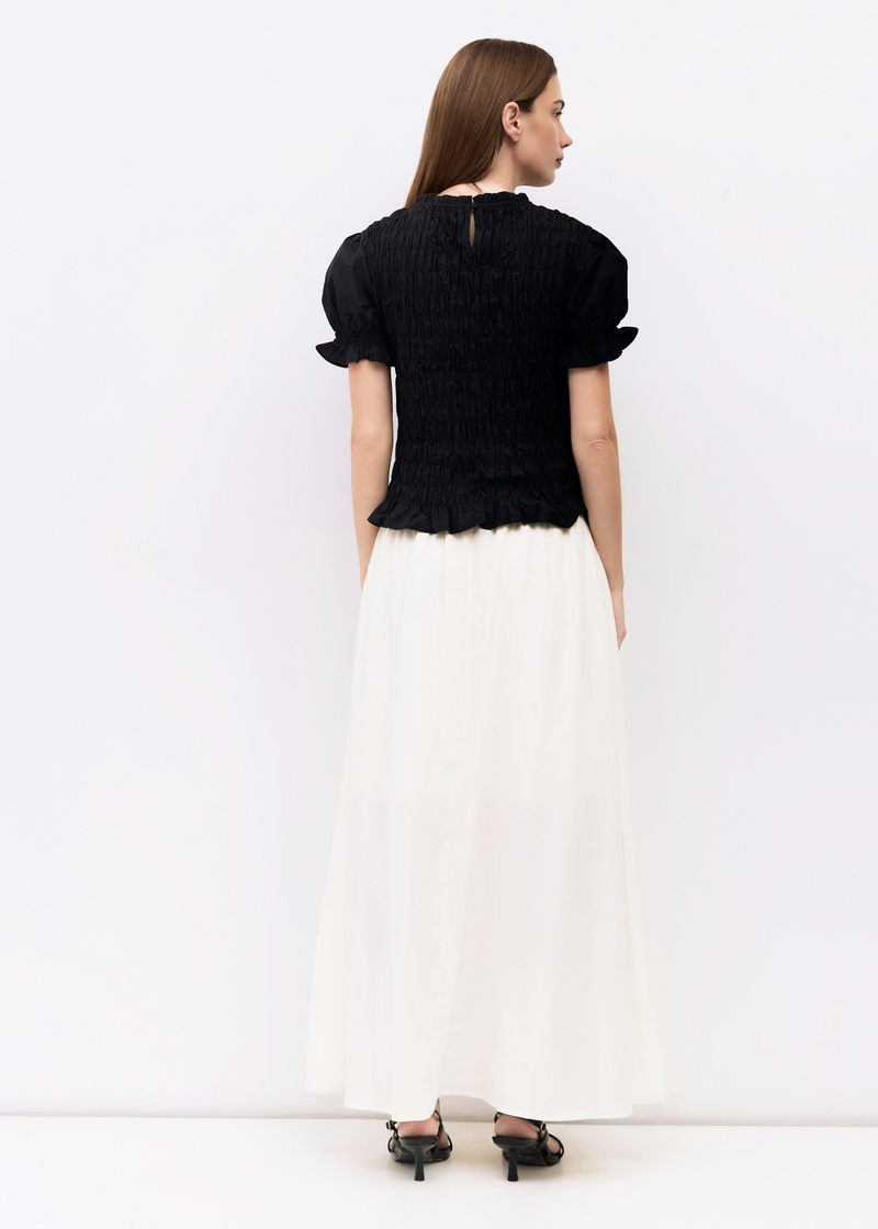 Bristol Smocked Top | Black
