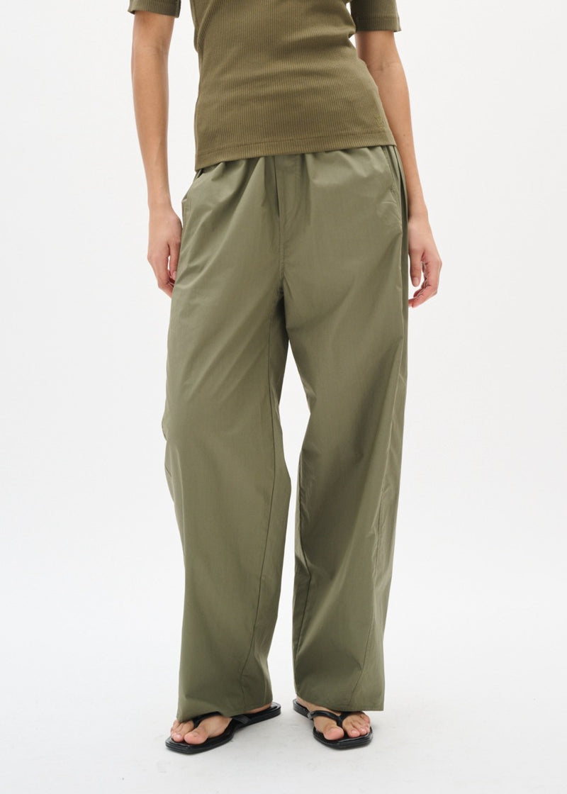 Kenna Poplin Pants | Olive
