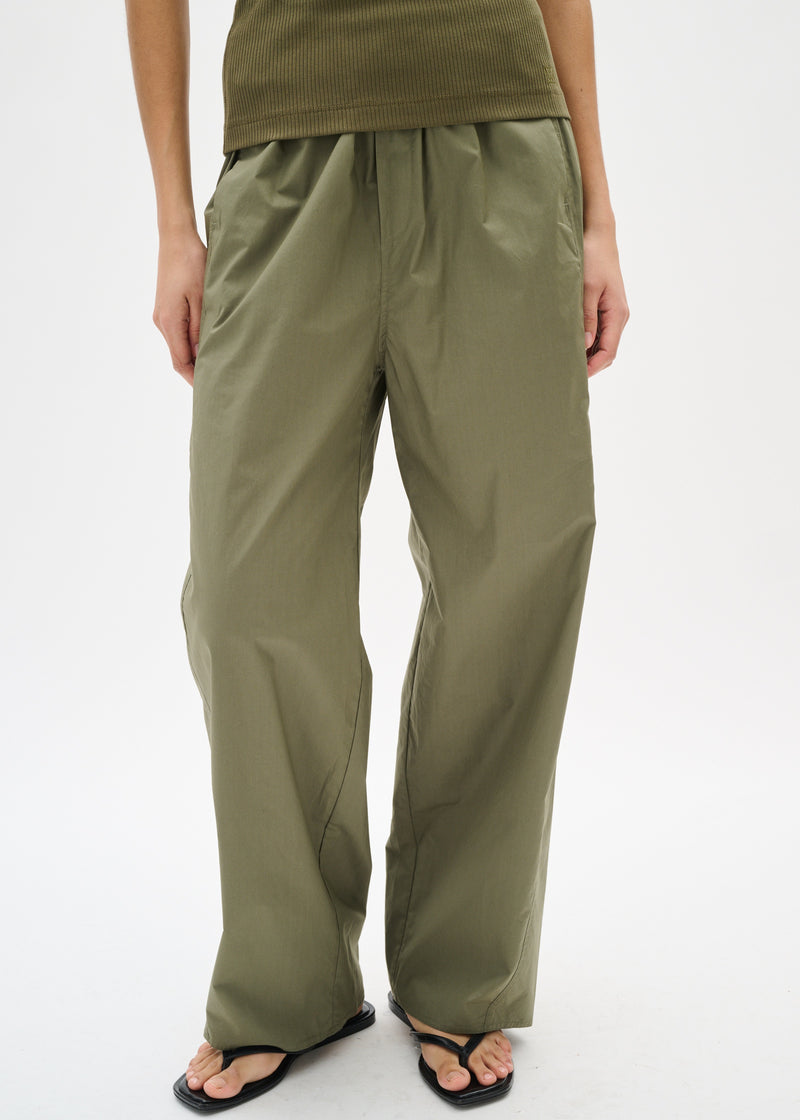 Kenna Poplin Pants | Olive