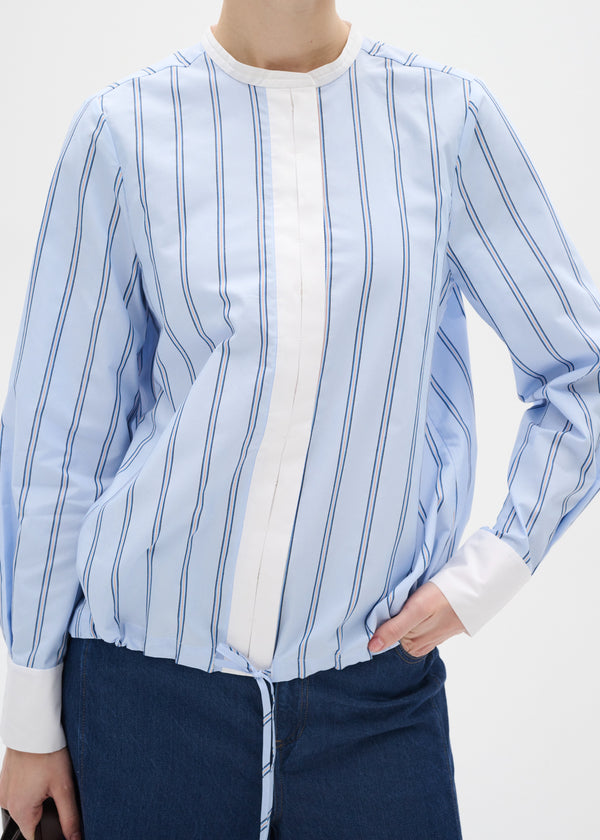 Mylee Drawstring Poplin Blouse