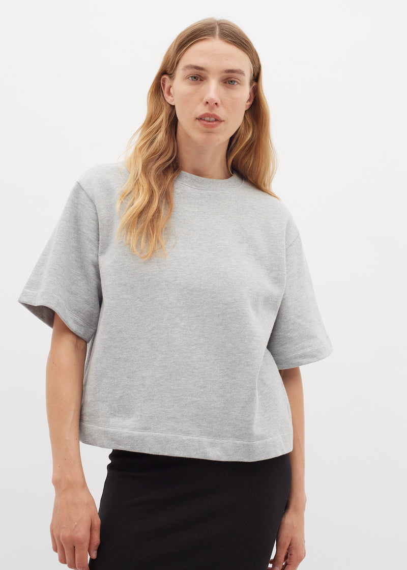 Short Sleeve Boxy Sweatshirt