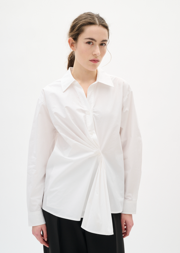 Dallas Pleated Poplin Shirt