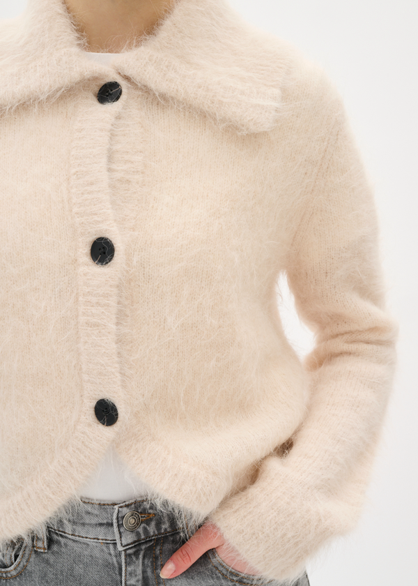 Tello Alpaca Cardigan | Haze