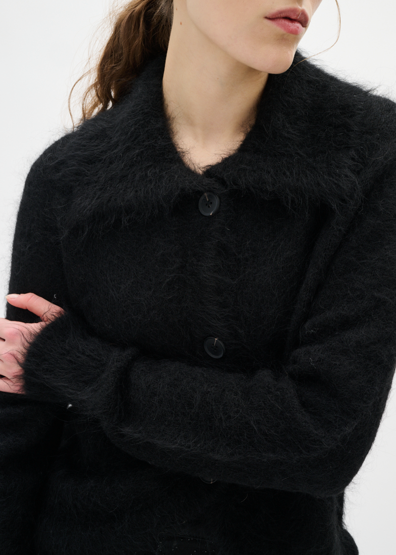 Tello Alpaca Cardigan | Black