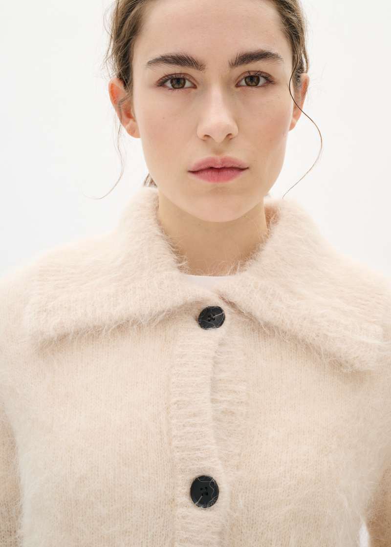 Tello Alpaca Cardigan | Haze