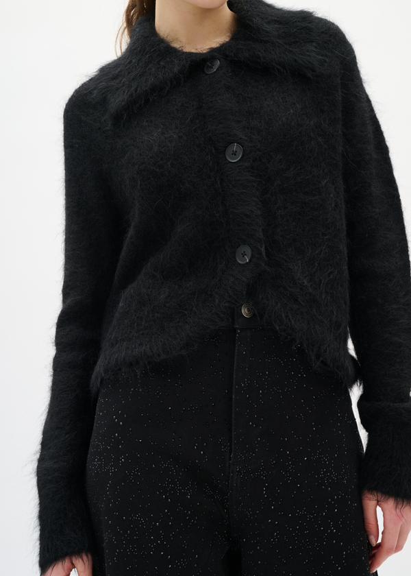 Tello Alpaca Cardigan | Black