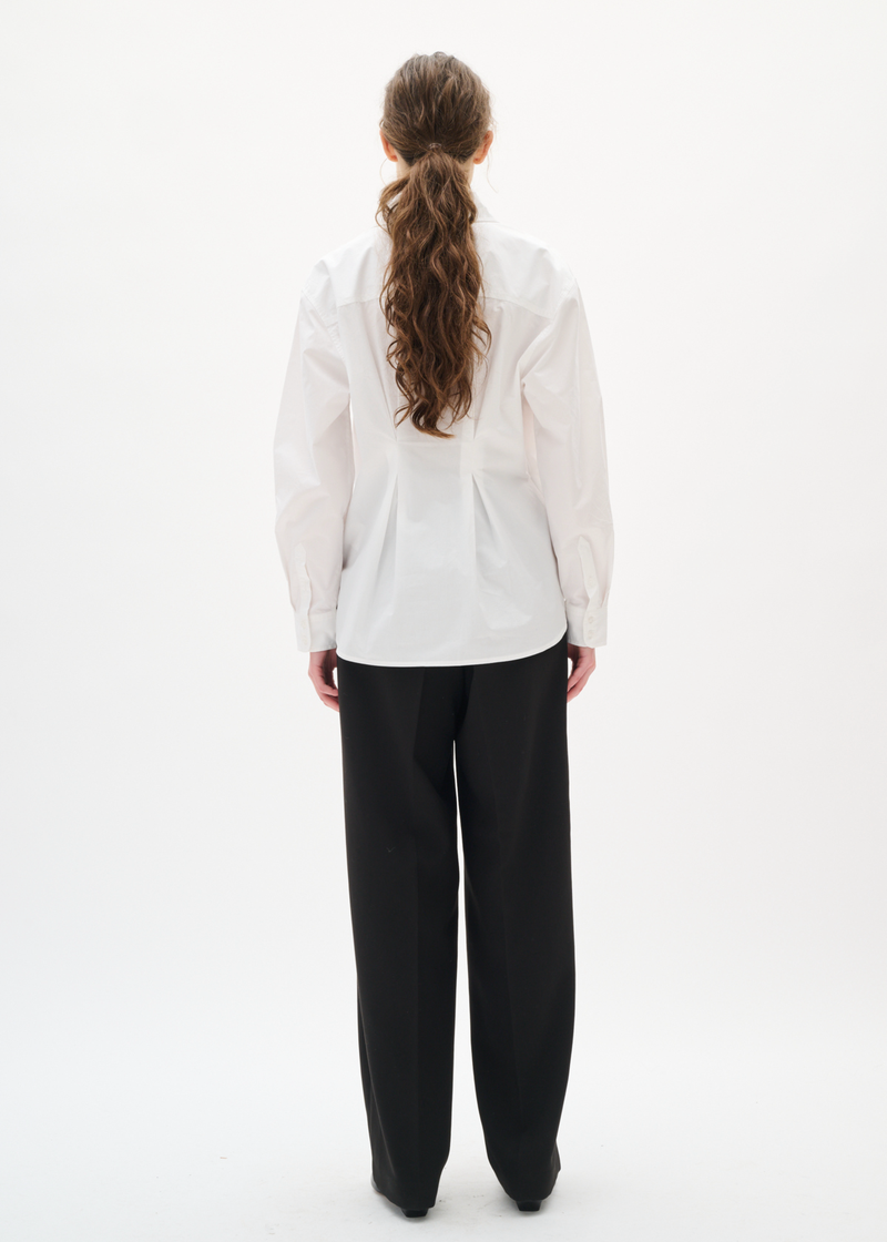 Dallas Pleated Poplin Shirt