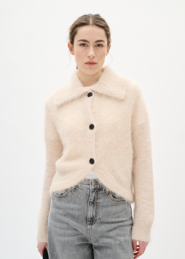 Tello Alpaca Cardigan | Haze