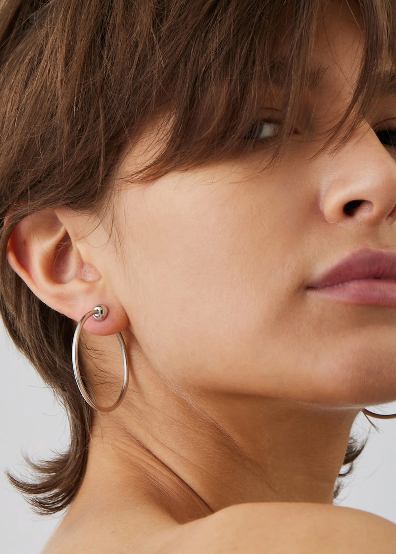 Small Icon Hoops | SILVER