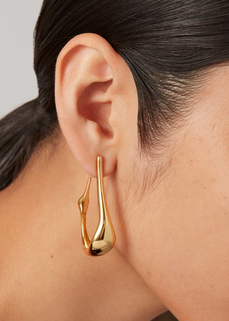 Colette Hoop Earrings - Medium | Gold