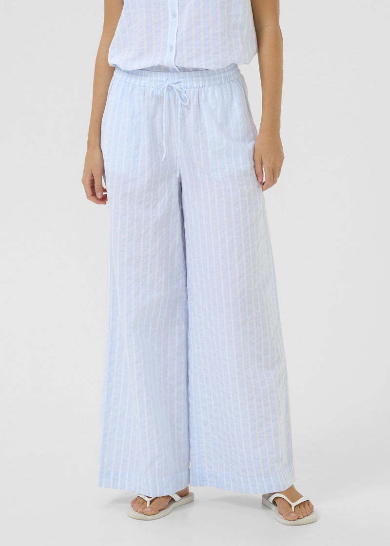Wide Leg Striped Pants