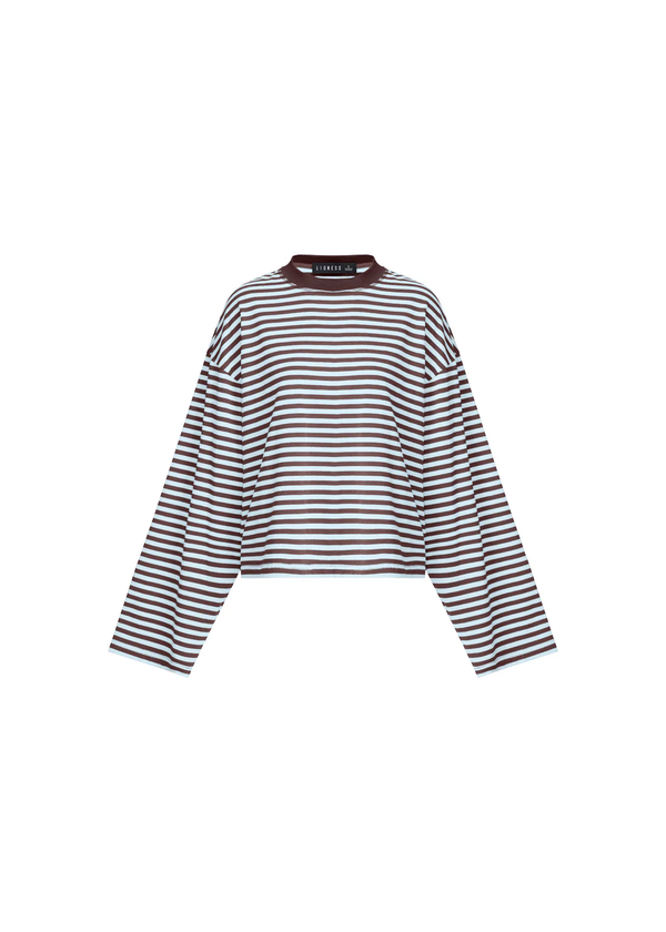 Bloom Long Sleeve | Chocolate Sea Stripe