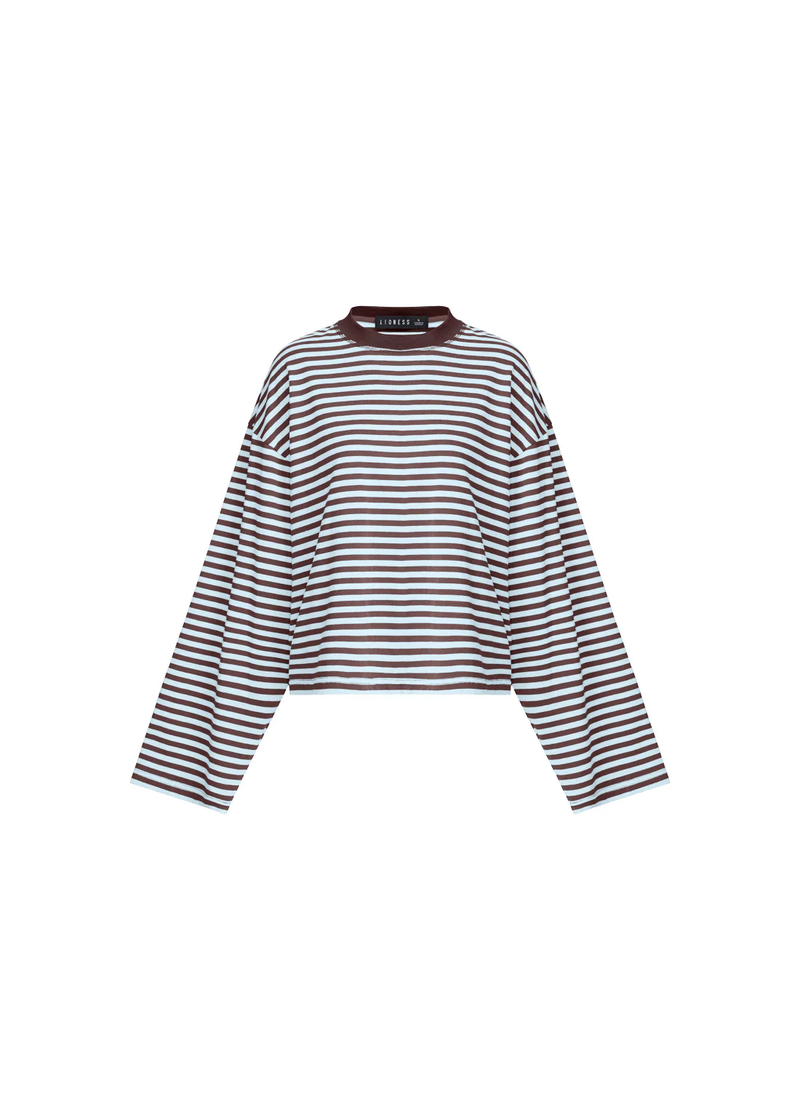 Bloom Long Sleeve | Chocolate Sea Stripe