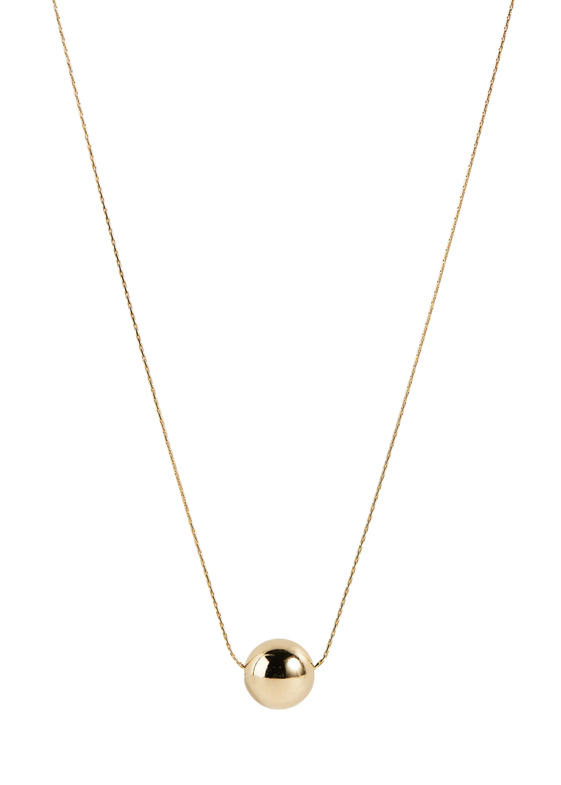 Dodi Necklace with Sphere Pendant | 14k Gold Filled