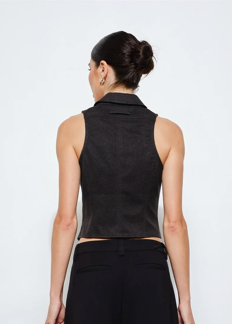 Bellamy Zip Front Top