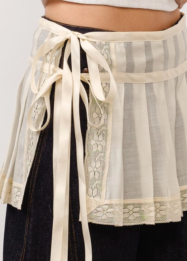 Celestine Pleated Layering Skirt Belt