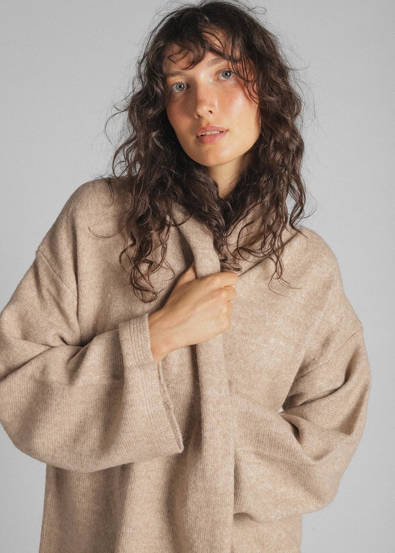 Hugh Shawl Collar Knit Coat