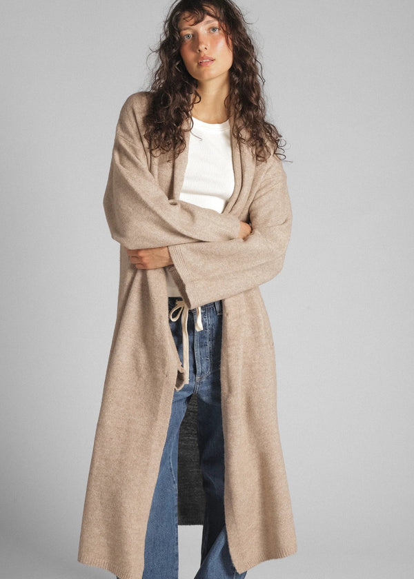 Hugh Shawl Collar Knit Coat