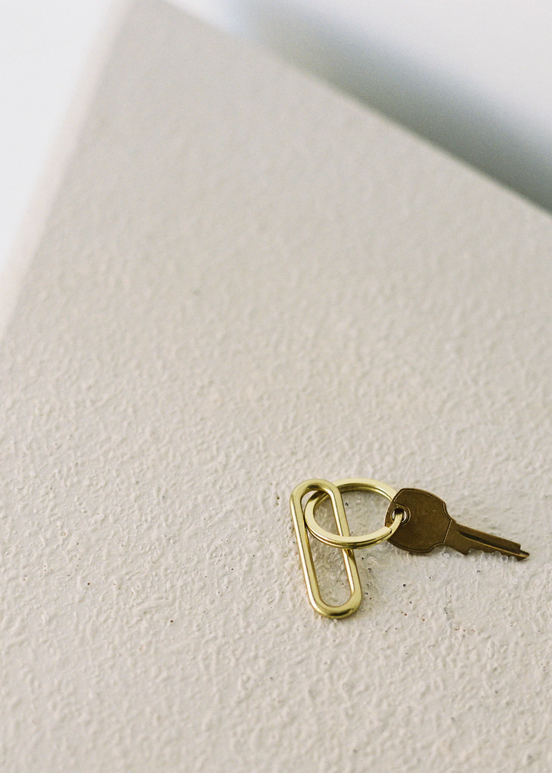 NO.2 Key Ring | Brass