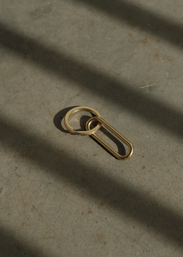 NO.2 Key Ring | Brass