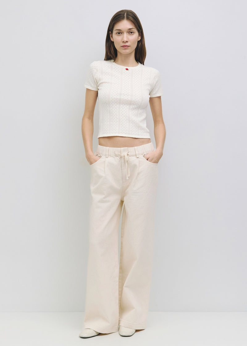 Iris Wide Leg Cotton Pants