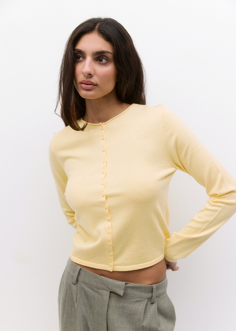 Shea Cardigan | Butter Yellow