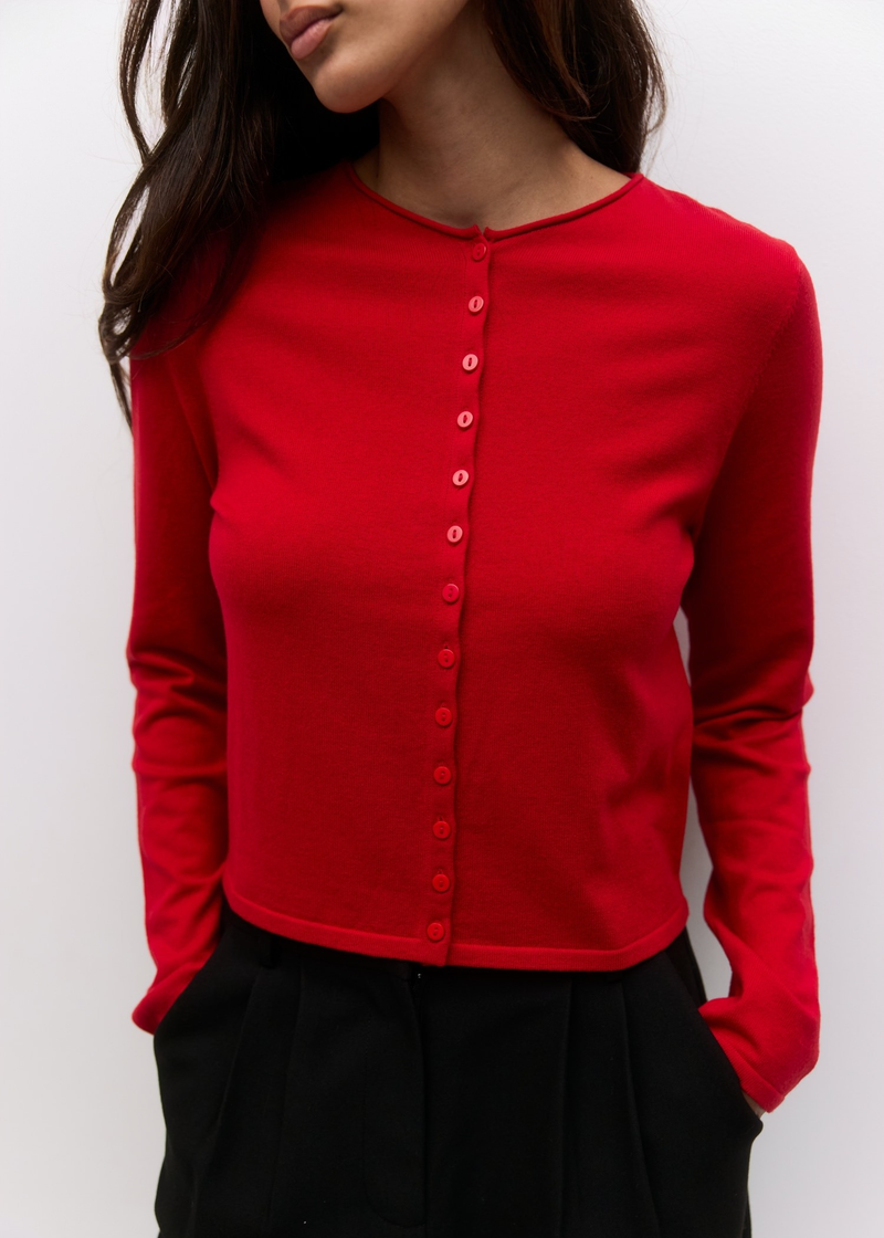 Shea Cardigan | Red