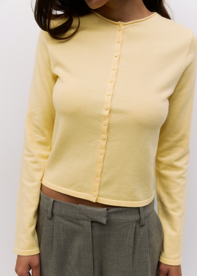 Shea Cardigan | Butter Yellow