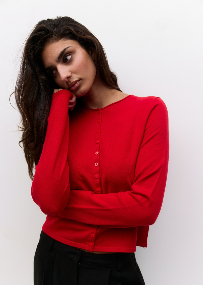 Shea Cardigan | Red