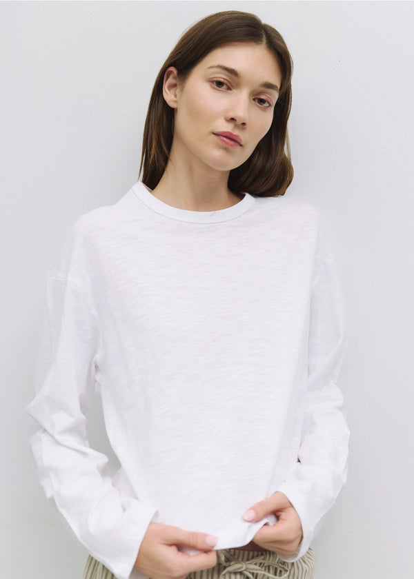 Pierce Top | Slub Long Sleeve T-Shirt