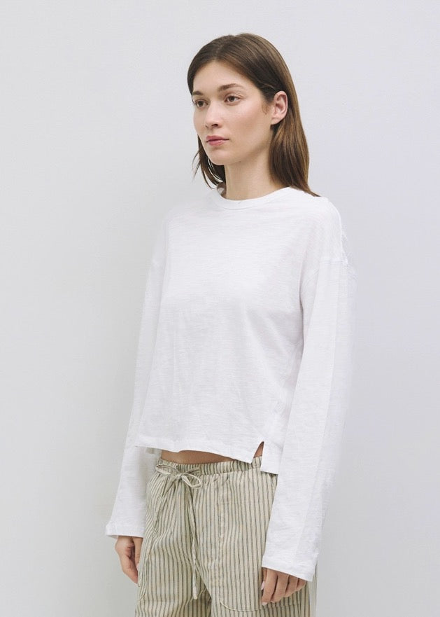 Pierce Top | Slub Long Sleeve T-Shirt