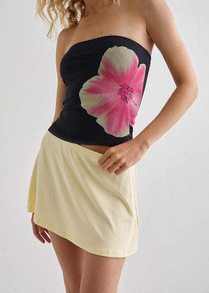 Peggy Bandeau Top in Watercolour Floral