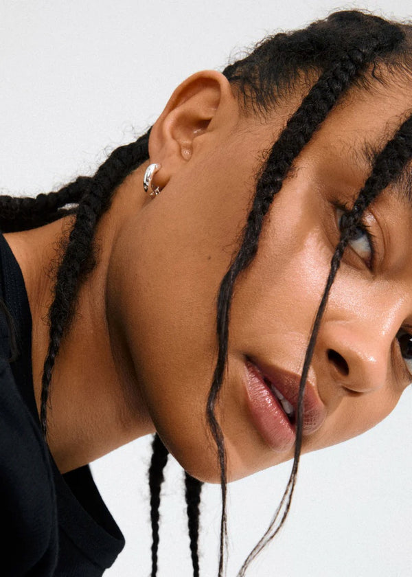 NEVAEH Starry Night Hoops | Silver-Plated