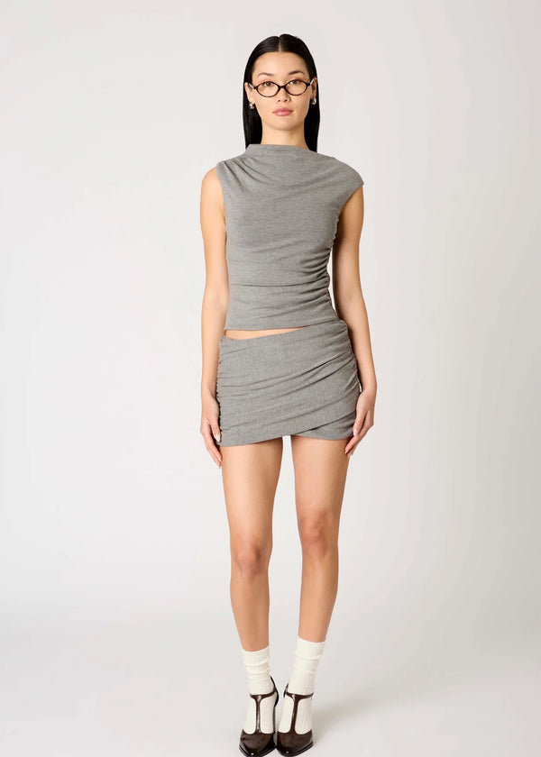 Gaia Skort | Heather Grey
