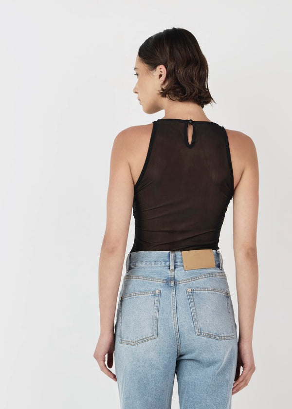 Halsey Mesh Top | Black