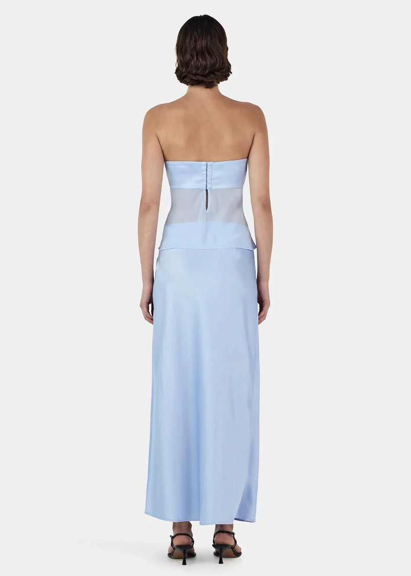 Ricky Midi Skirt | Baby Blue