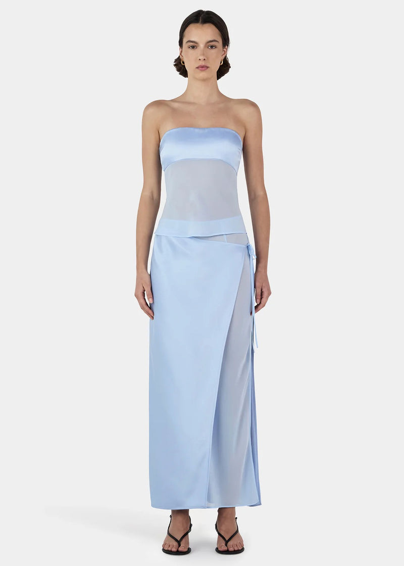 Ricky Midi Skirt | Baby Blue