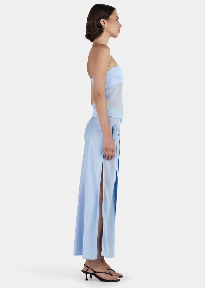 Ricky Midi Skirt | Baby Blue
